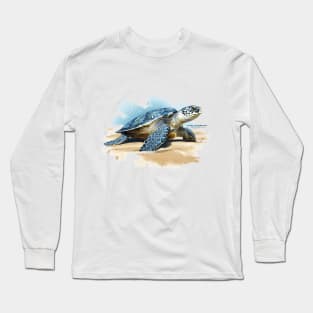 Green Sea Turtle Long Sleeve T-Shirt